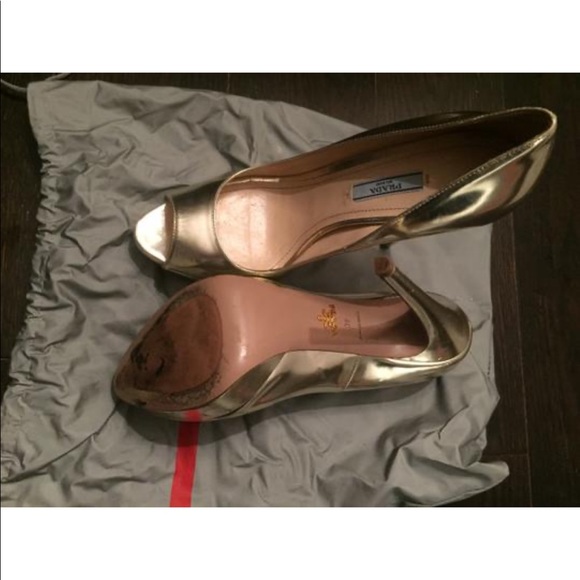 Prada silver platform heels, size 40 - Picture 3 of 5